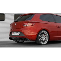 Диффузор заднего бампера на Seat Leon III Cupra